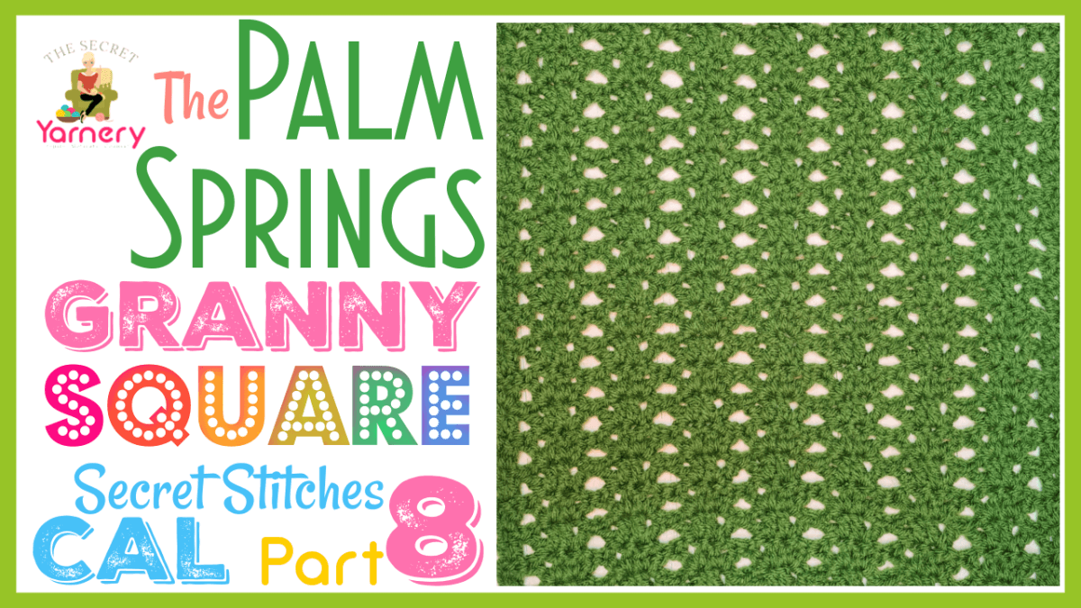 Palm Tree Granny Square - The Secret Yarnery