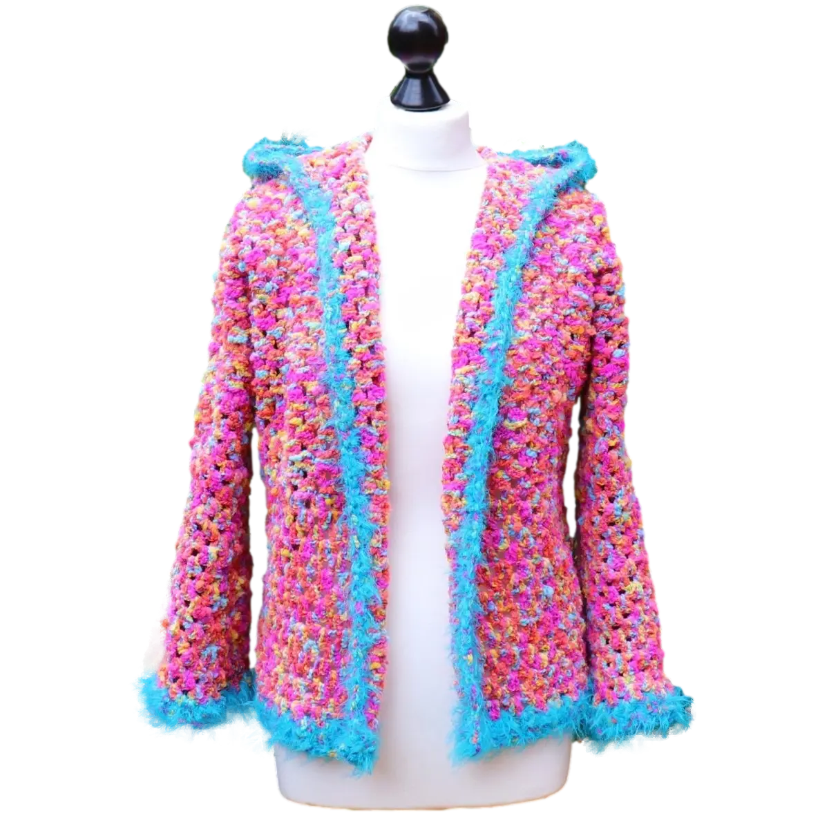 Party Cardi - Easy Crochet Sweater Pattern for Beginners.