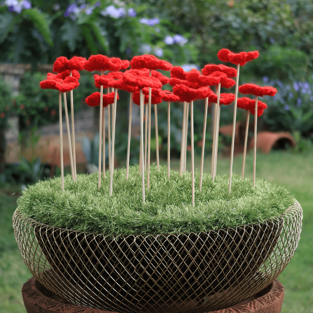 Poppy Field Planter - Secret Yarnery