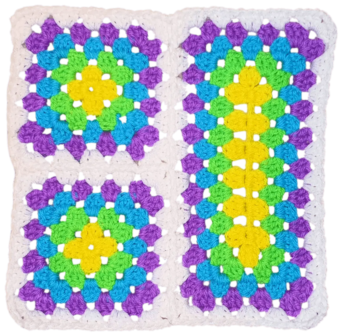 Rectangular Survery Pattern Rectangular Granny Pattern – Easy and Versatile Crochet Design