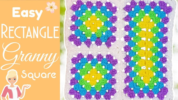 Easy Granny Square - No Seam, No Twist! Easy to Follow Written Crochet -  Secret Yarnery