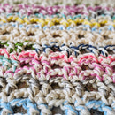 Scraptastic Confetti Cakes Crochet Bed Runner.