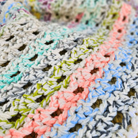 Scraptastic Confetti Cakes Crochet Bed Runner.