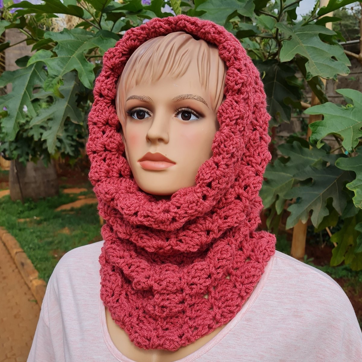 Sober Granny in a Spiral Cowl.