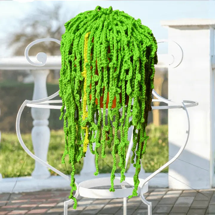 Easy Crochet String of Pearls Plant – Maintenance Free Crochet Plant -