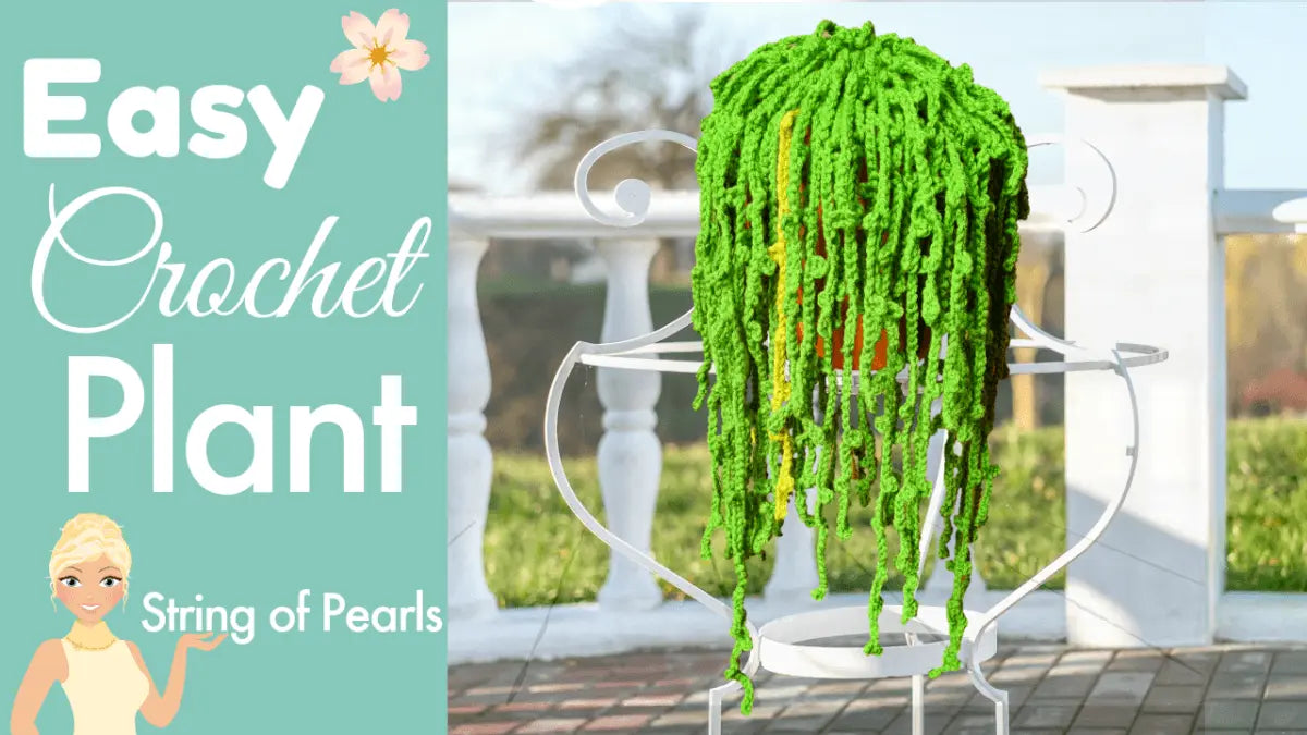 crochet money plant Easy Crochet String of Pearls Plant – Maintenance Free Crochet Plant -