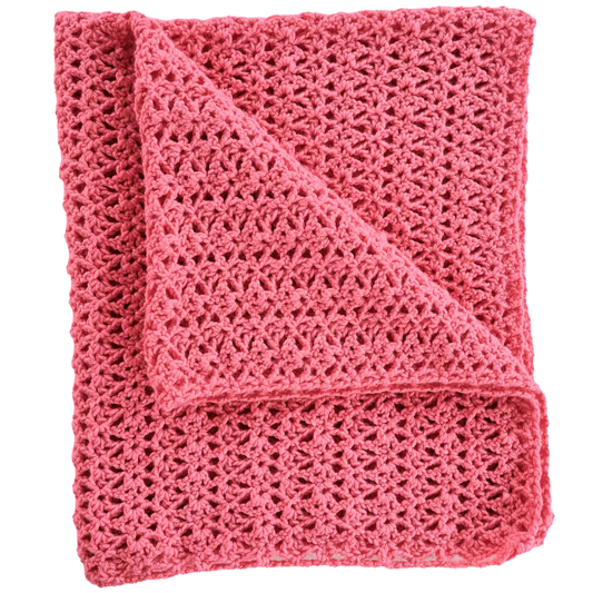 Sundae Granny Crochet Baby Blanket – Easy, Customizable One-Row Repeat.