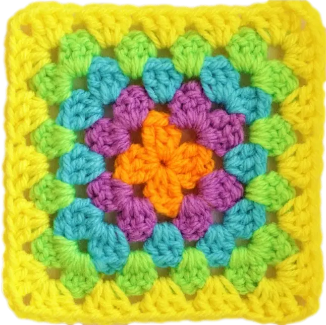 Super Easy Changing Colors Granny Square – Fun Pattern for Beginners.