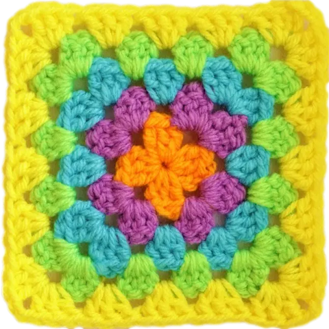 Super Easy Changing Colors Granny Square – Fun Pattern for Beginners