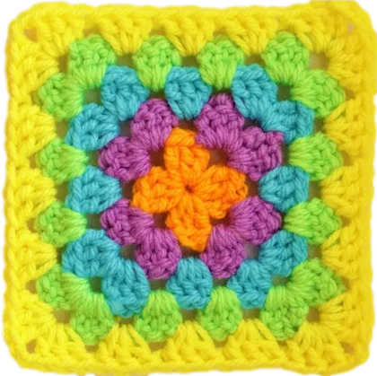 Super Easy Changing Colors Granny Square – Fun Pattern for Beginners.