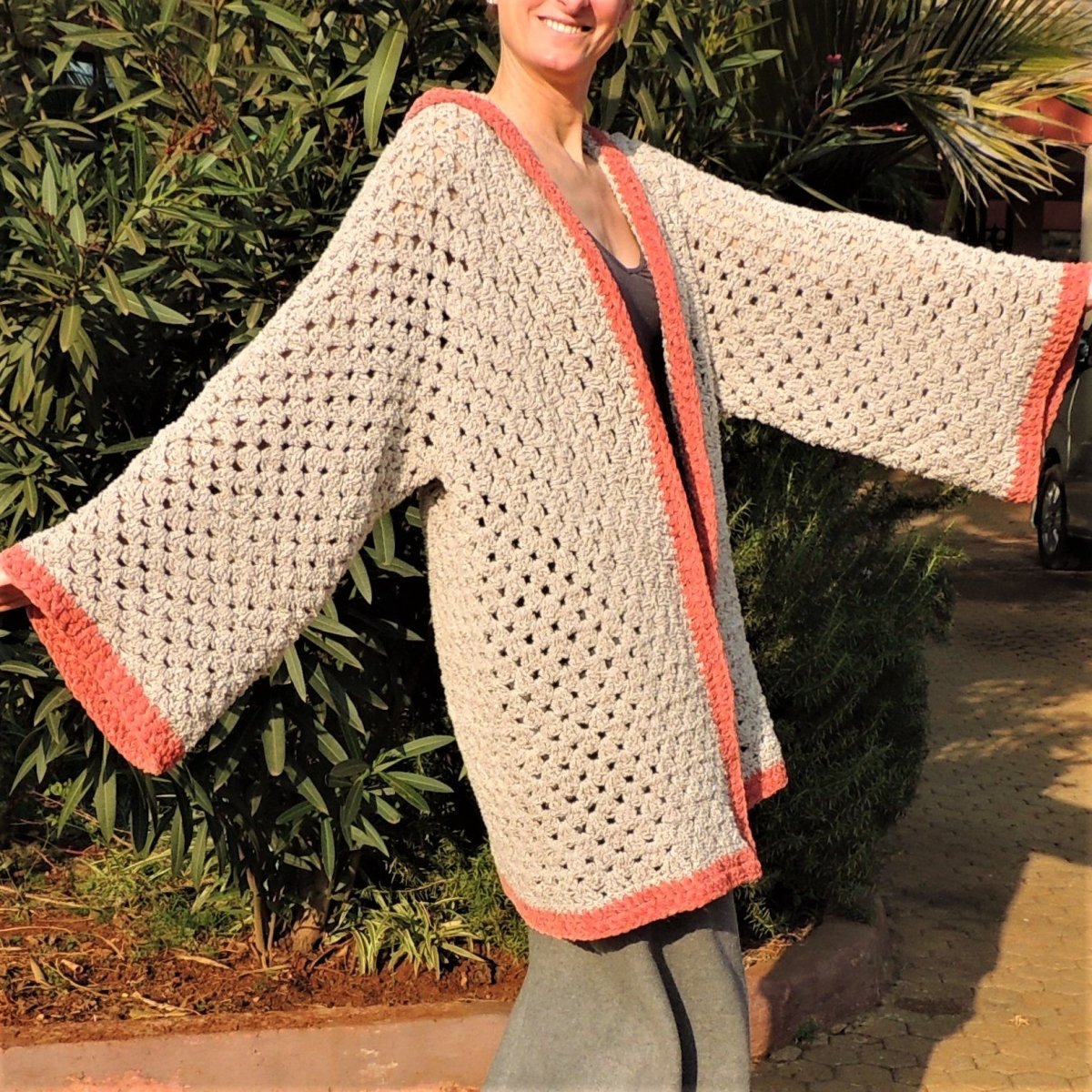 Super Easy Hexagon Cardigan - secretyarnery