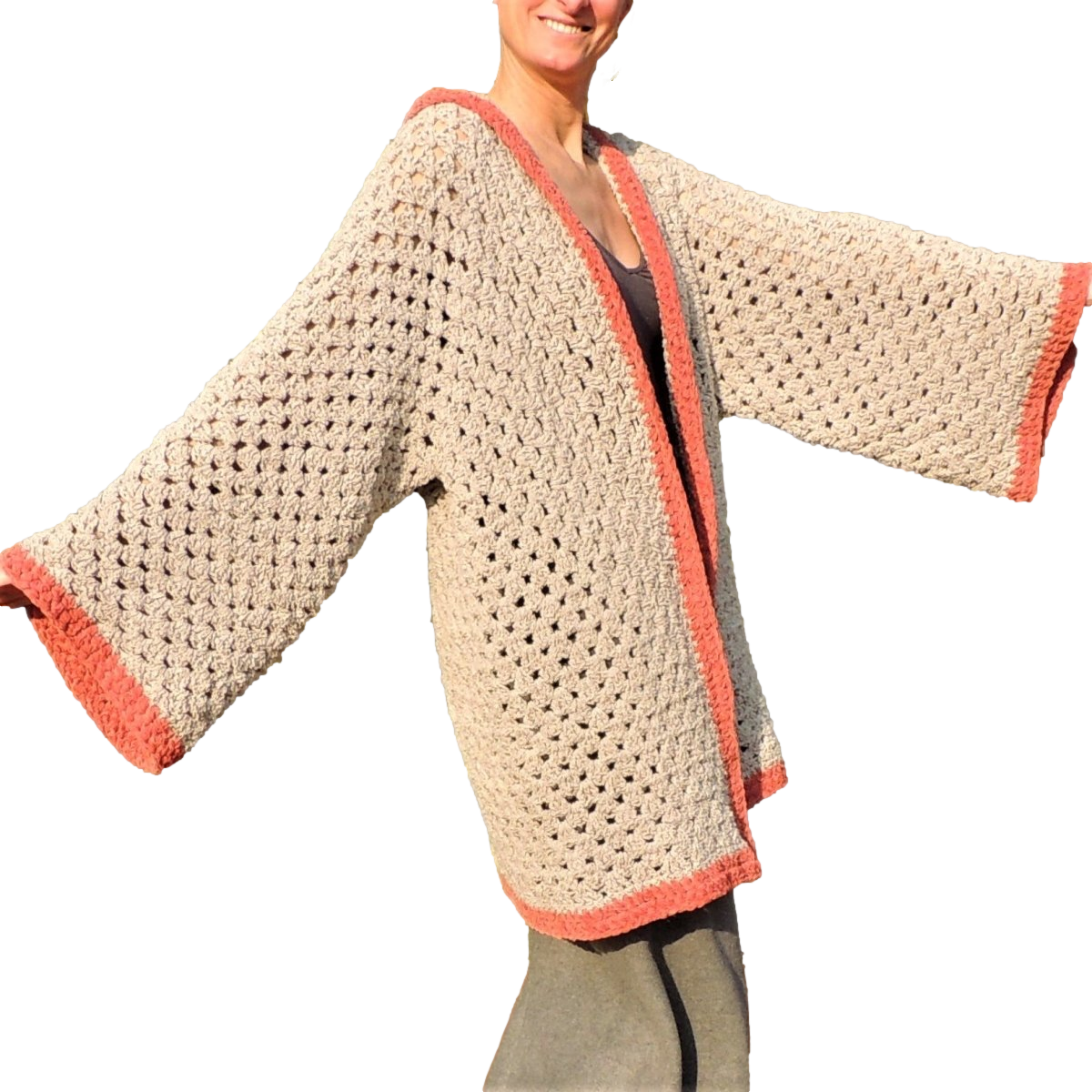 Super Easy Hexagon Cardigan - The Secret Yarnery