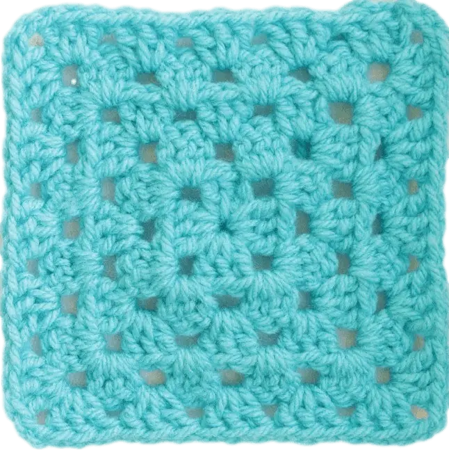 Super Easy One Color Granny Square – Simple Pattern for Beginners.