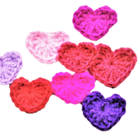 Super Fast Crochet Hearts – Quick and Easy Pattern for Beginners.