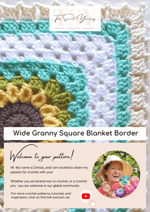 The Grand Finale Crochet Border - The Secret Yarnery