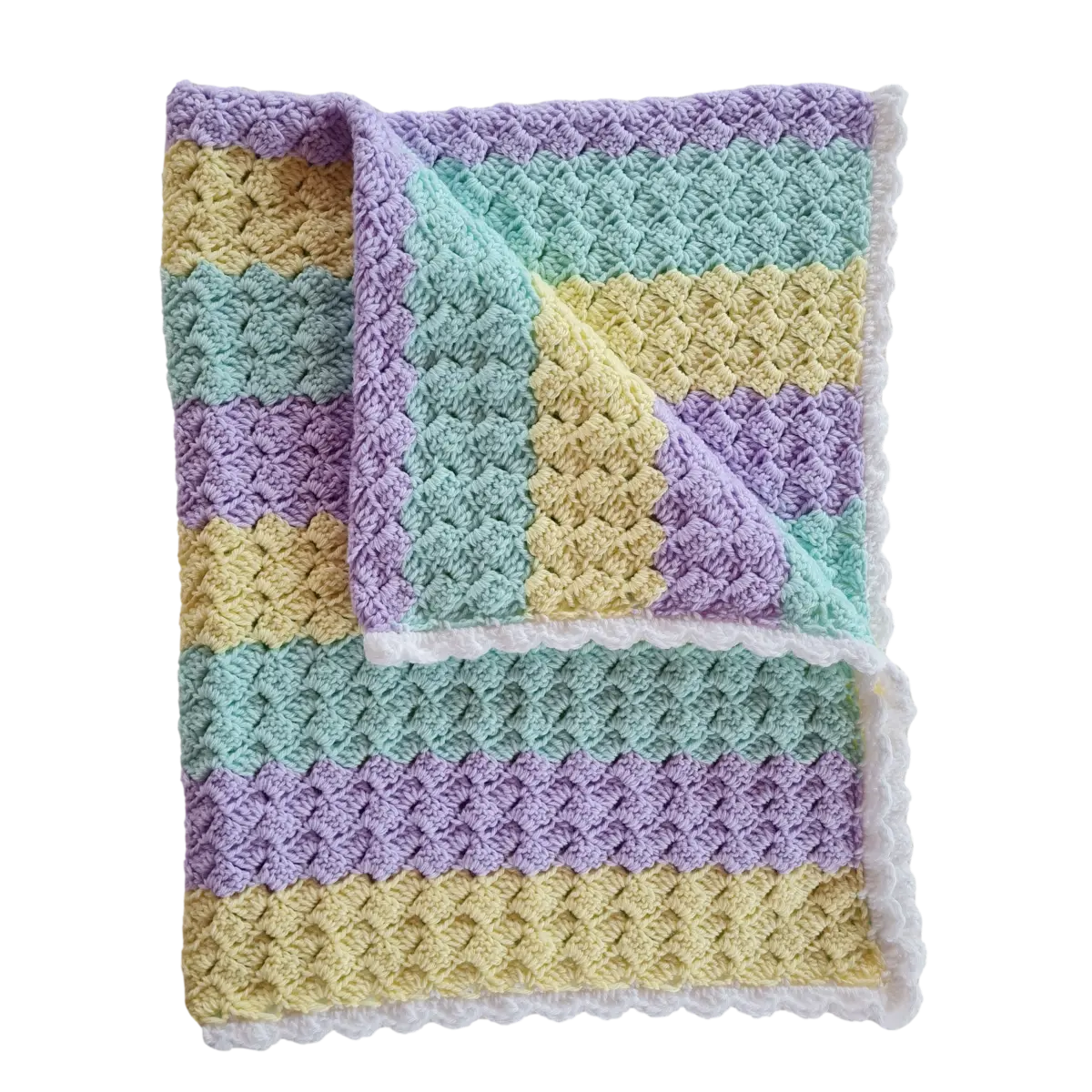 Sober Granny Baby Blanket – Simple and Elegant Crochet Pattern for Beginners.