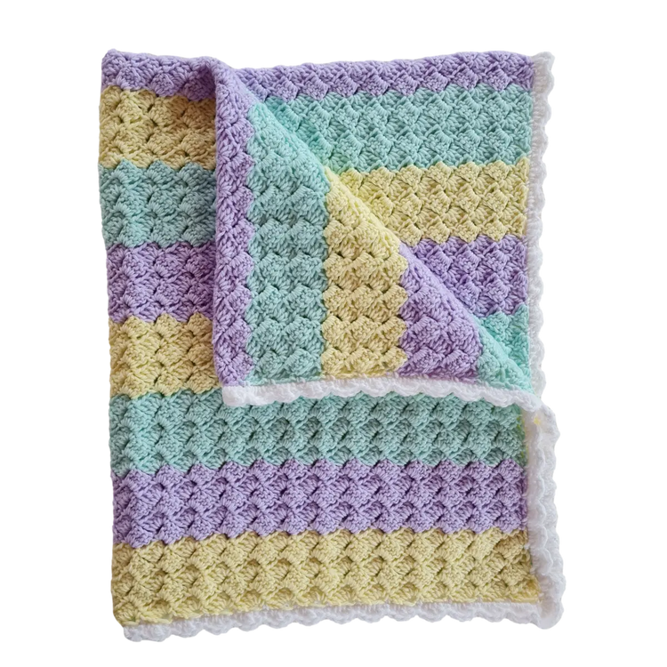 Sober Granny Baby Blanket – Simple and Elegant Crochet Pattern for Beginners.