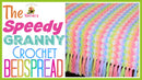 Speedy Granny Ruth Crochet Bedspread – No Ends, Stash-Busting Pattern.