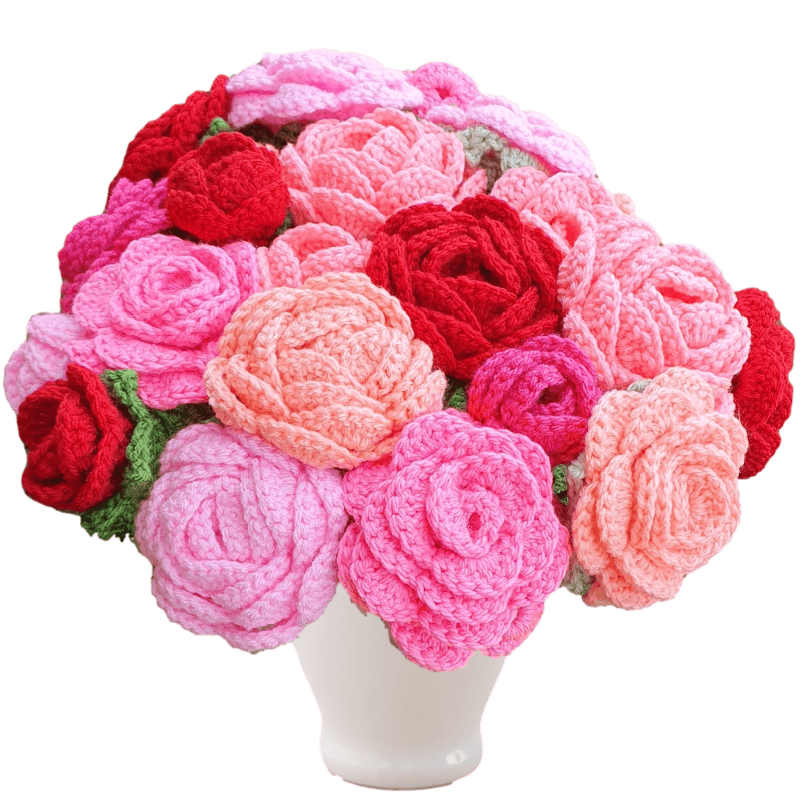 The Ultimate Easy Crochet Rose Bouquet.