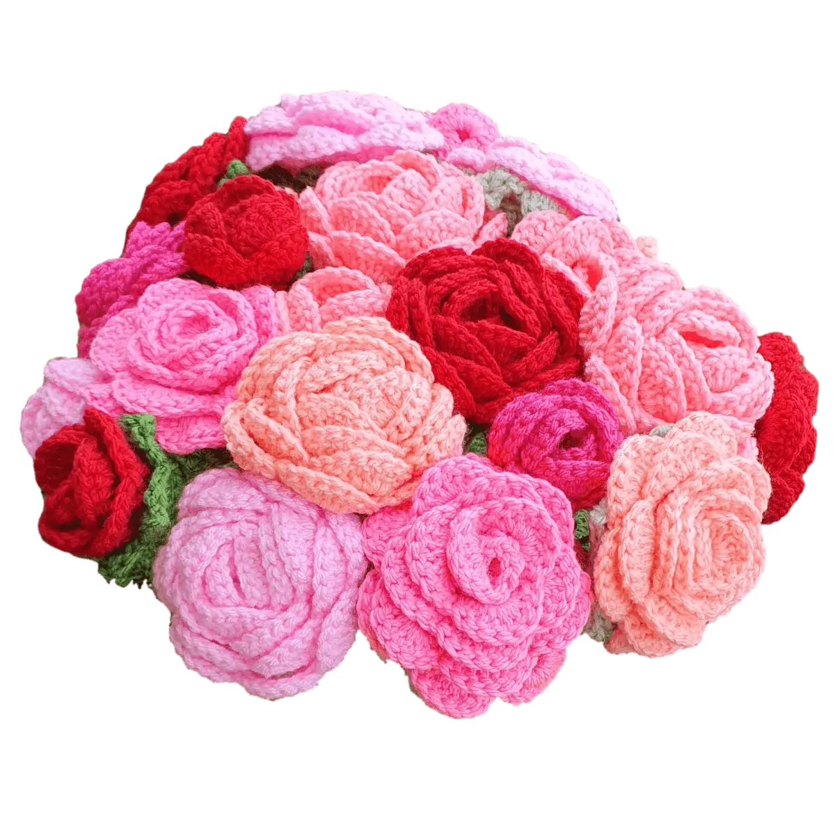 The Ultimate Easy Crochet Rose Bouquet.