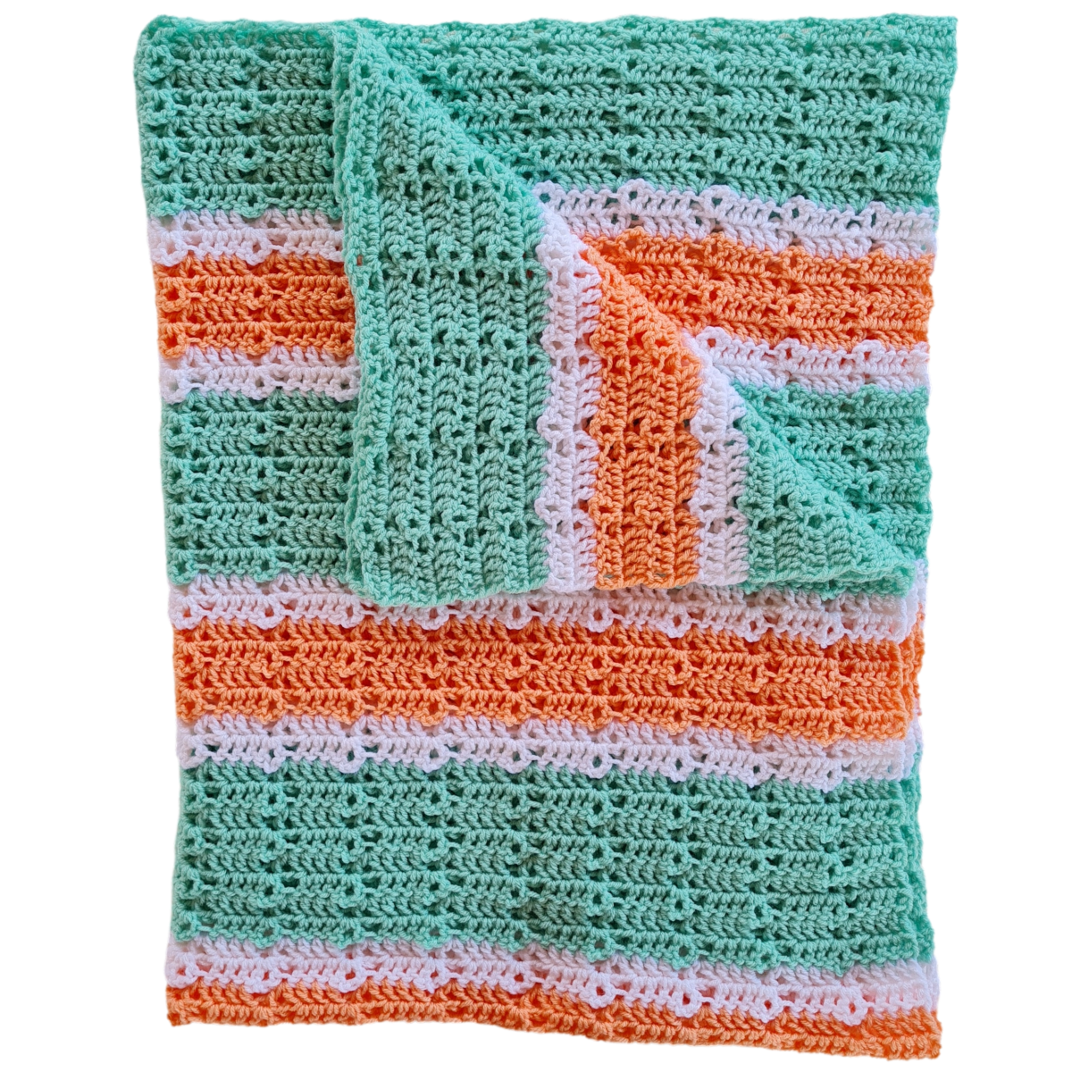 Tipsy Granny Crochet Baby Blanket - The Secret Yarnery