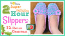 Two Hour Slippers – Easy Crochet Slipper Pattern for Quick Comfort.