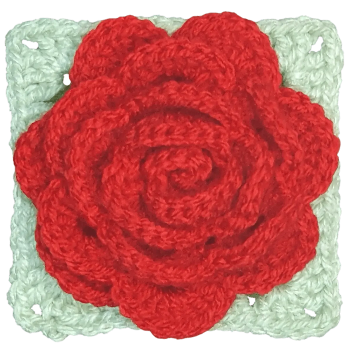 Ultimate 3D Crochet Rose Granny Square – Elegant Floral Pattern.