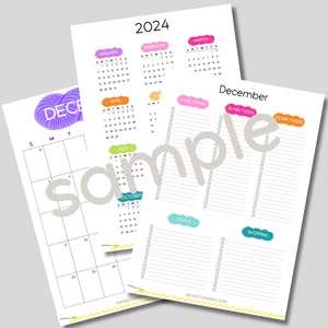 Ultimate Crochet & Productivity Planner 2024 - 51 Page Bundle - Secret Yarnery