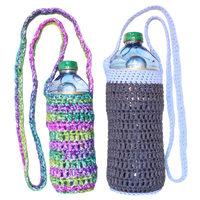 Crochet Water Bottle Sling – Easy Crochet Pattern for Hands-Free Fun.